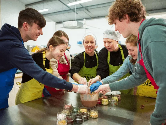 Visit a real working chocolate factory at Wilde Irish Chocolates